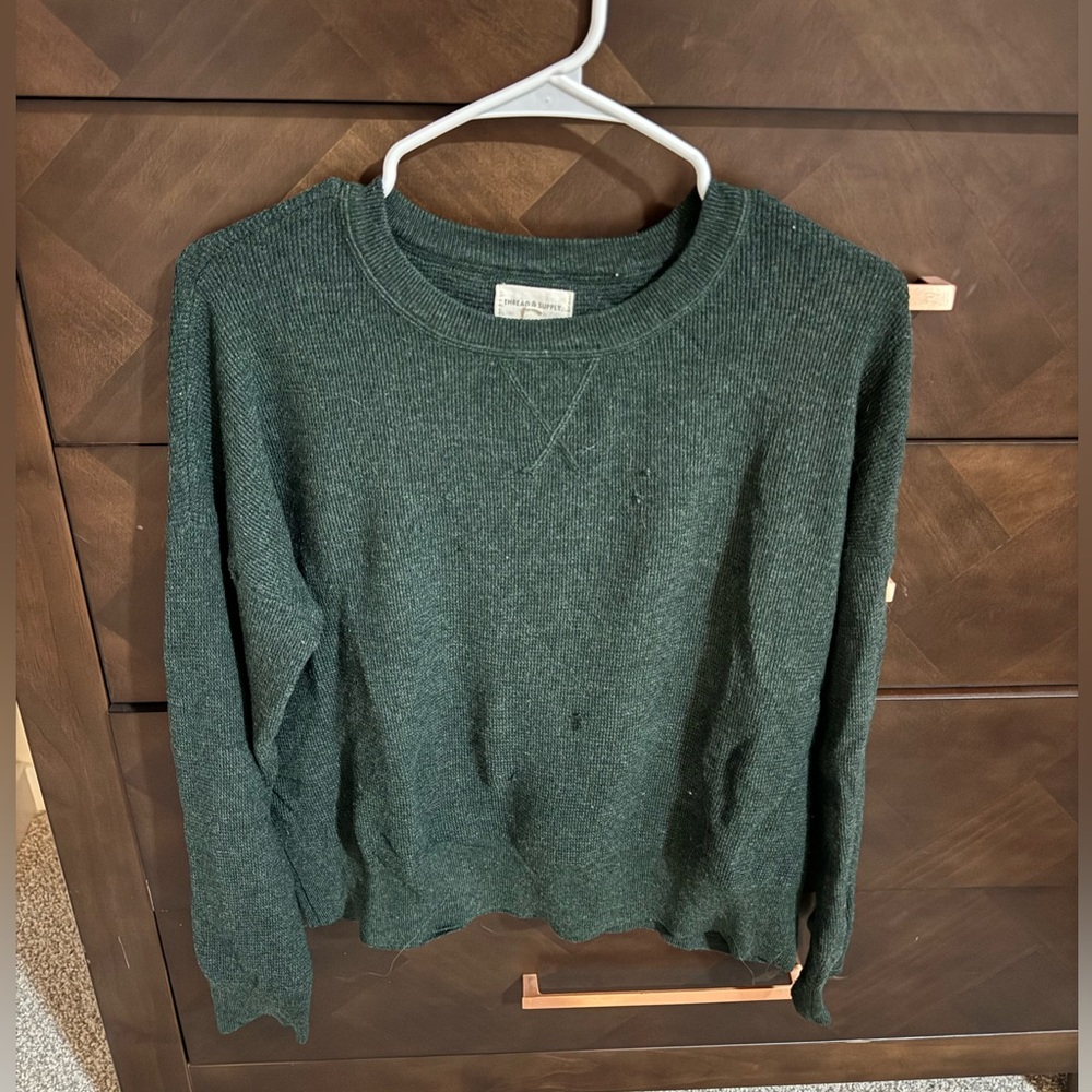 Dark gray thermal sweater